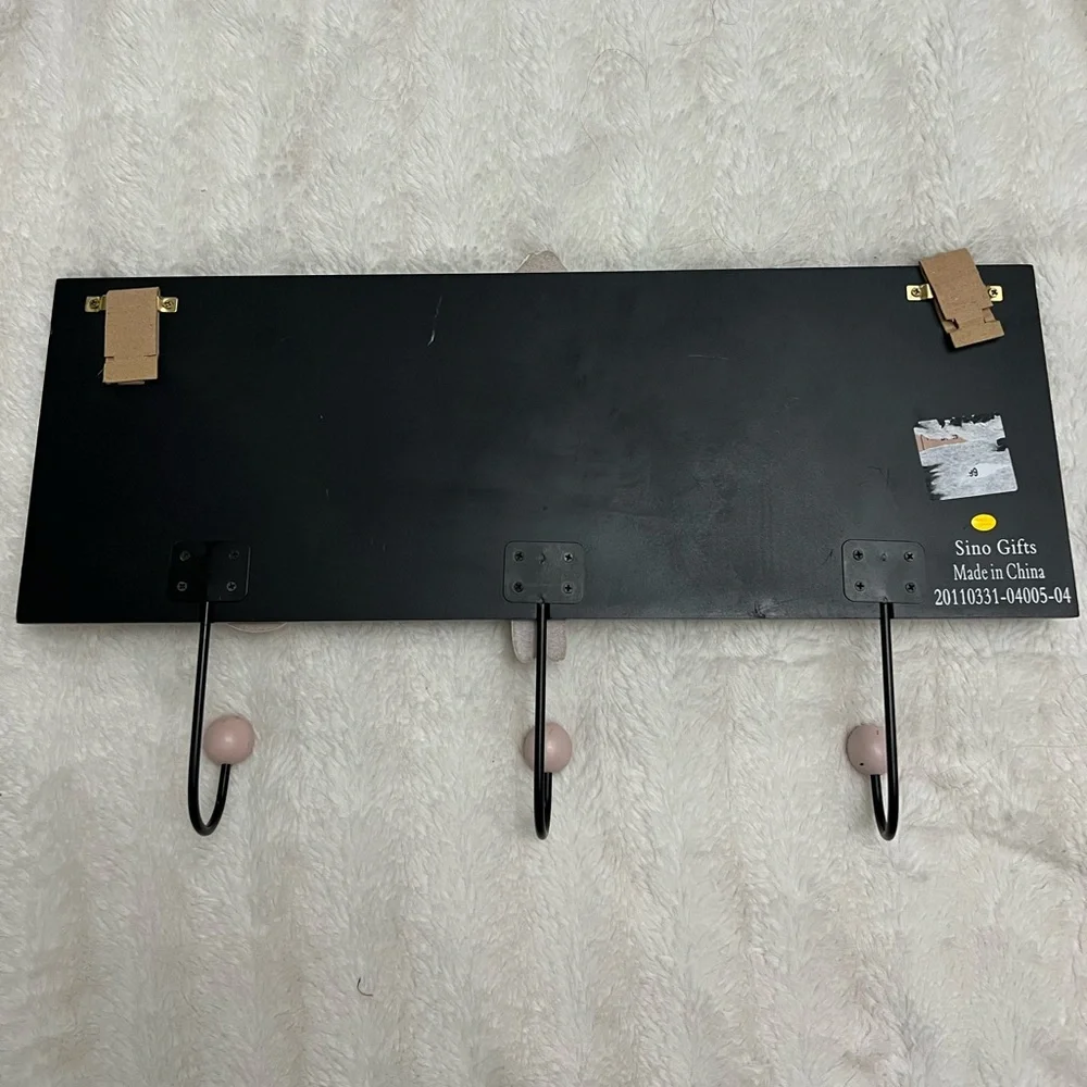 Ballet-Themed Wall Hook Decor - Pink and Black, NWOT, Excellent condition